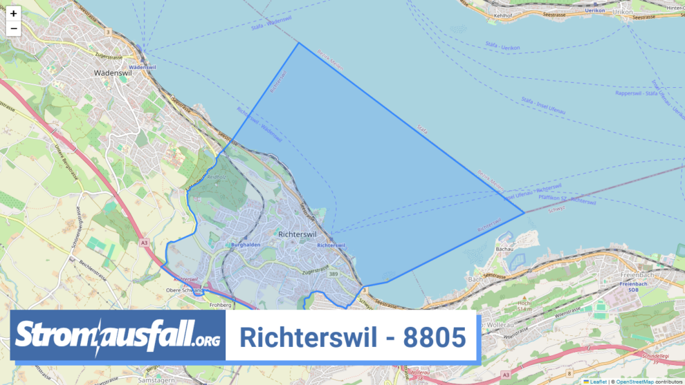 stromausfall ch ortschaft richterswil 8805