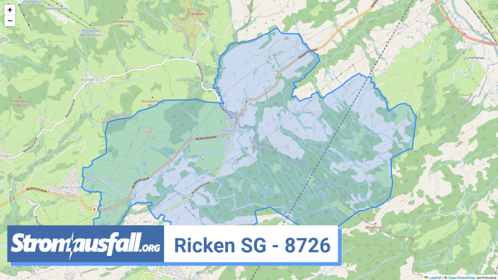 stromausfall ch ortschaft ricken sg 8726