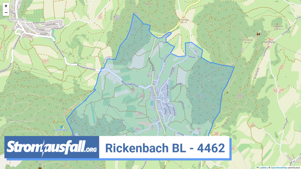 stromausfall ch ortschaft rickenbach bl 4462