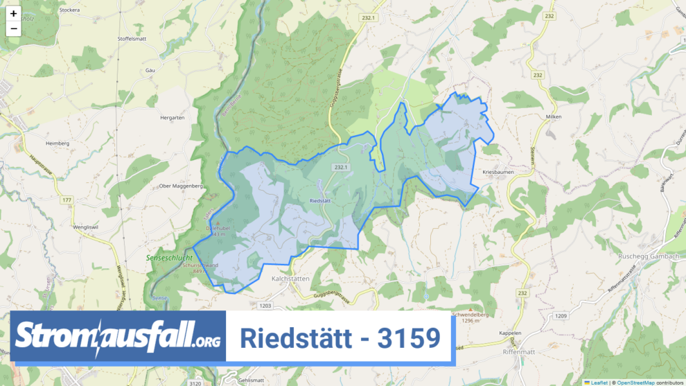 stromausfall ch ortschaft riedstaett 3159