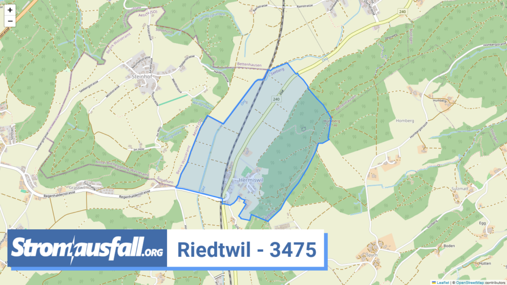 stromausfall ch ortschaft riedtwil 3475