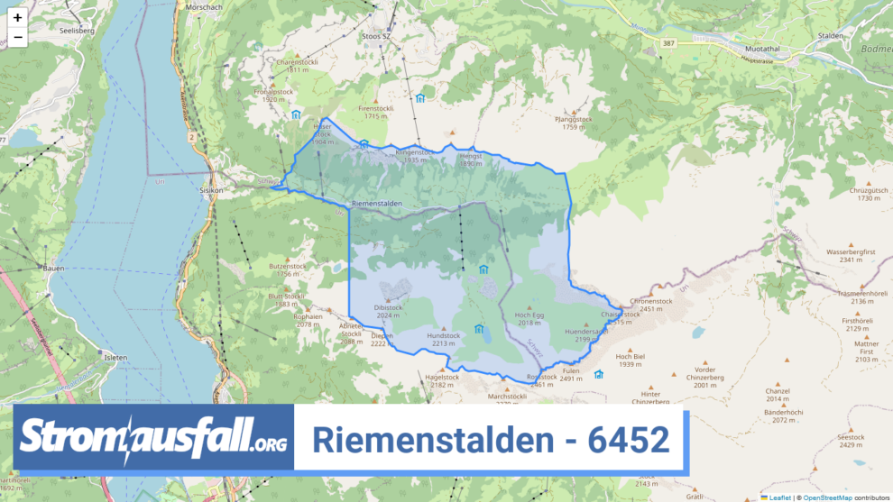 stromausfall ch ortschaft riemenstalden 6452