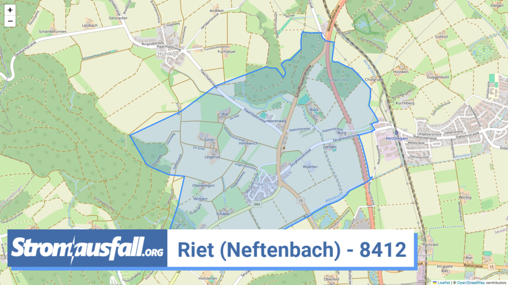 stromausfall ch ortschaft riet neftenbach 8412