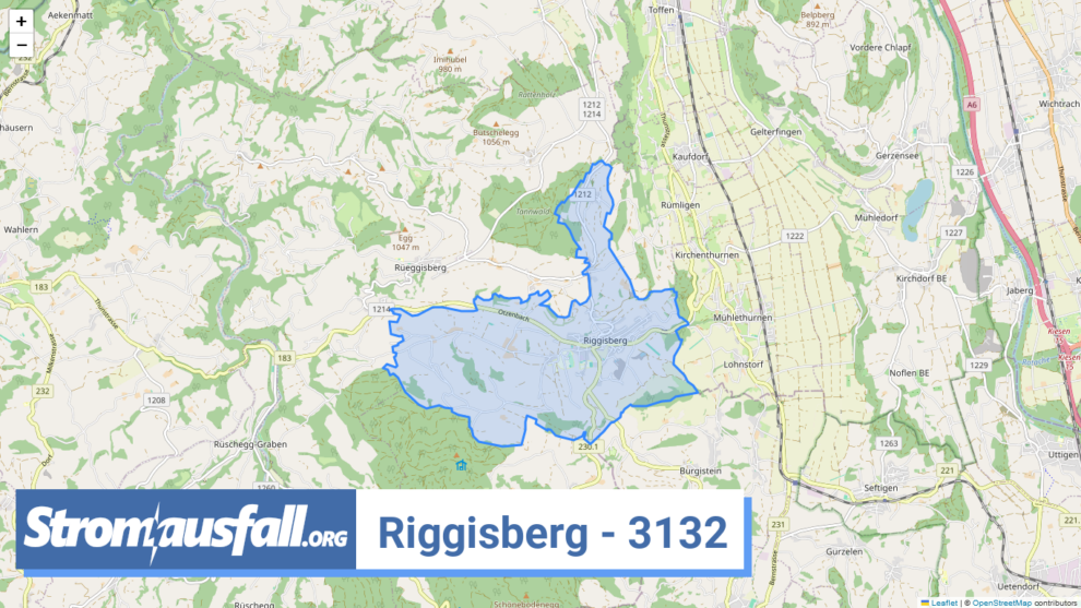 stromausfall ch ortschaft riggisberg 3132