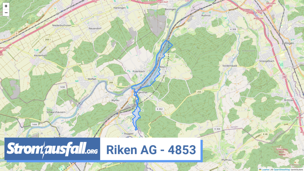 stromausfall ch ortschaft riken ag 4853