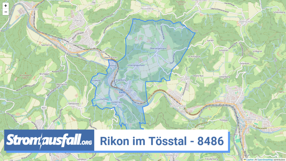 stromausfall ch ortschaft rikon im toesstal 8486