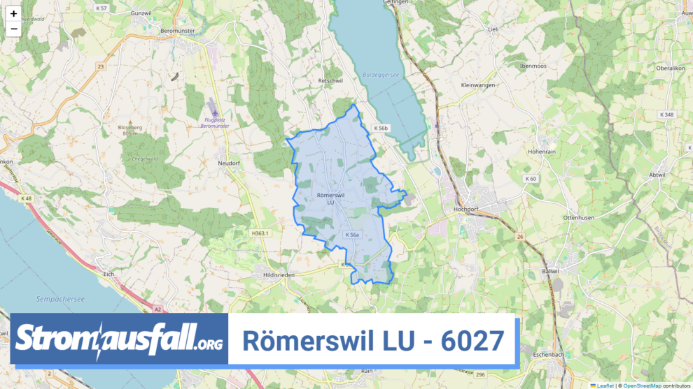 stromausfall ch ortschaft roemerswil lu 6027