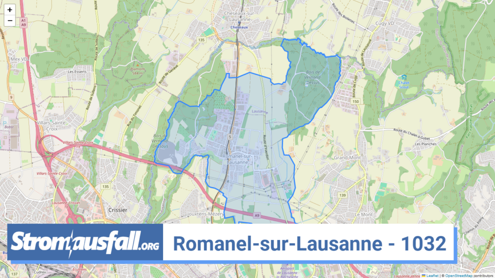 stromausfall ch ortschaft romanel sur lausanne 1032