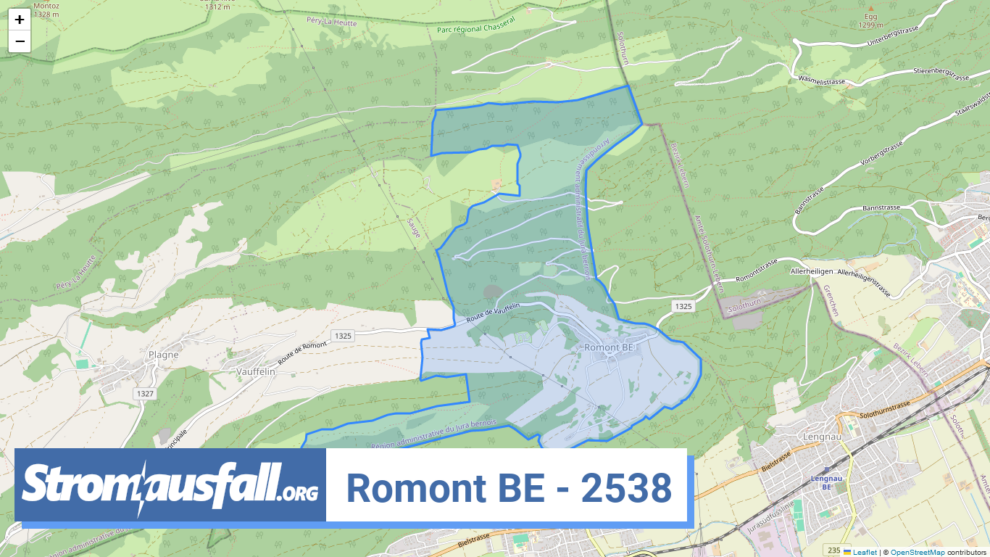 stromausfall ch ortschaft romont be 2538