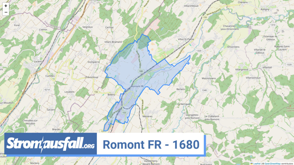 stromausfall ch ortschaft romont fr 1680