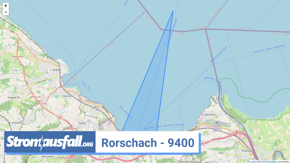 stromausfall ch ortschaft rorschach 9400