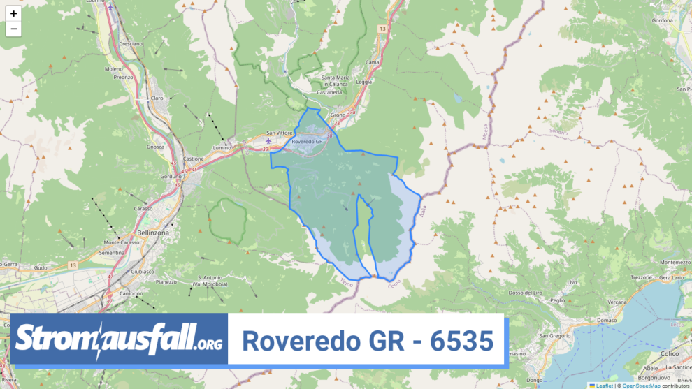 stromausfall ch ortschaft roveredo gr 6535