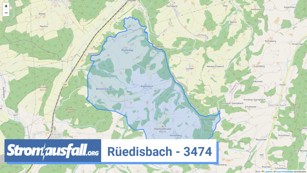 stromausfall ch ortschaft rueedisbach 3474