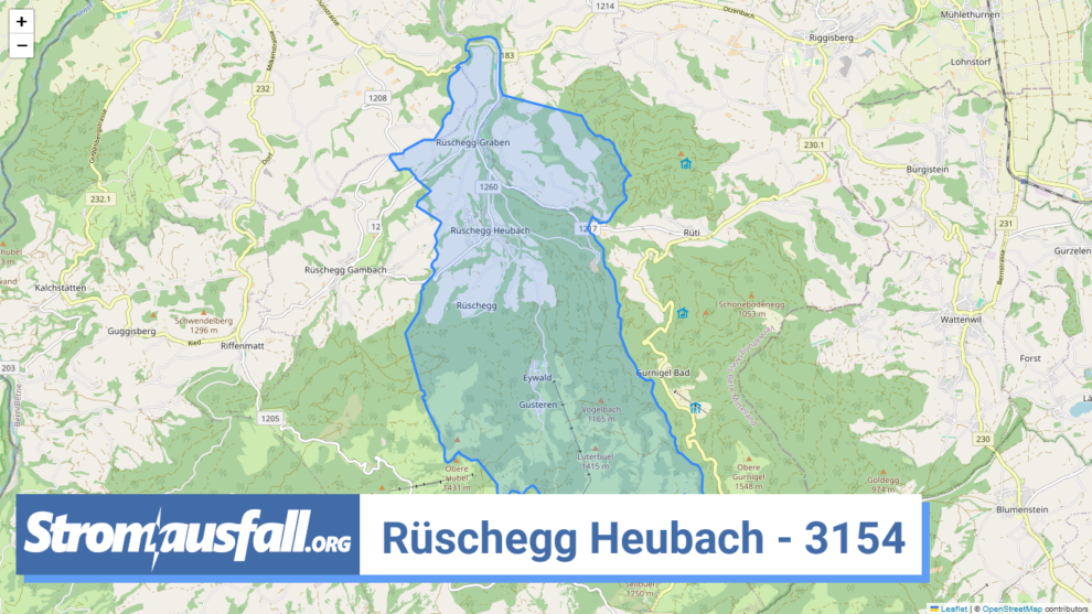 stromausfall ch ortschaft rueschegg heubach 3154