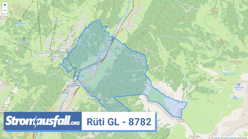 stromausfall ch ortschaft rueti gl 8782