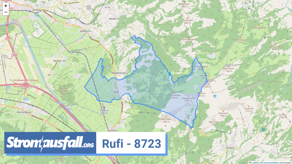 stromausfall ch ortschaft rufi 8723