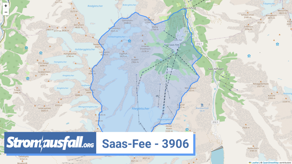 stromausfall ch ortschaft saas fee 3906