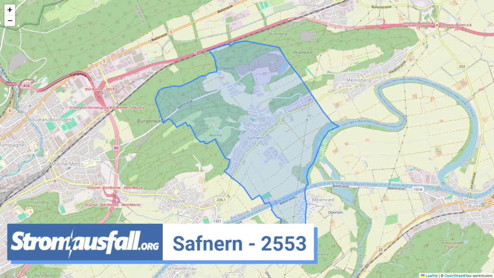 stromausfall ch ortschaft safnern 2553