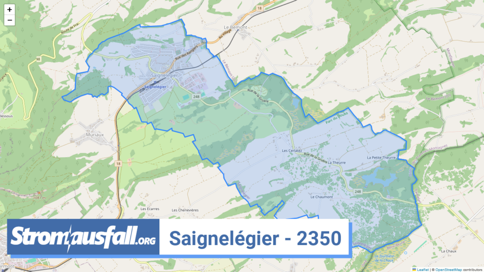 stromausfall ch ortschaft saignelegier 2350