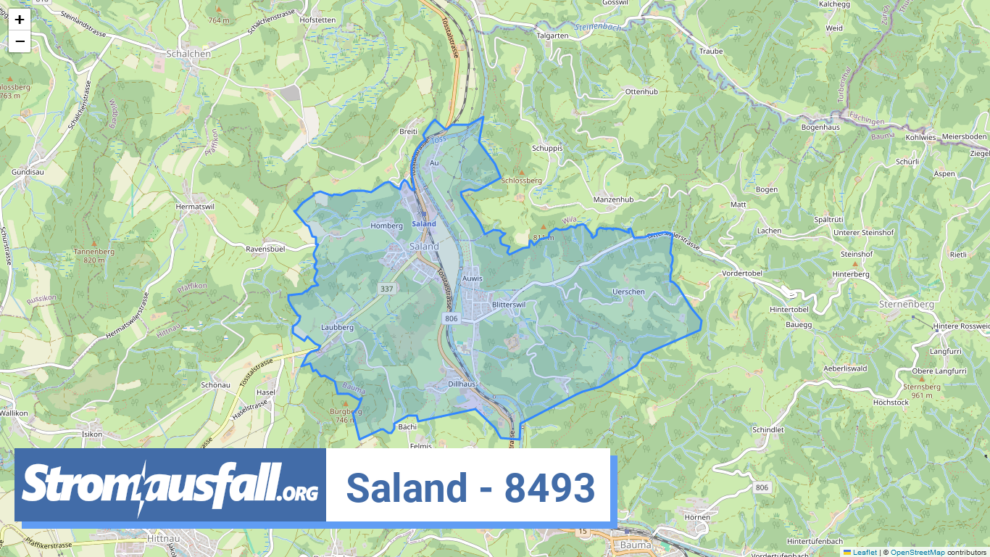 stromausfall ch ortschaft saland 8493