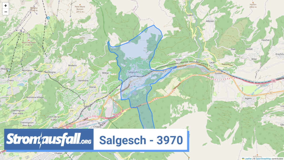 stromausfall ch ortschaft salgesch 3970