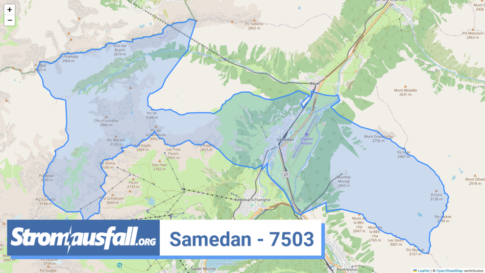 stromausfall ch ortschaft samedan 7503