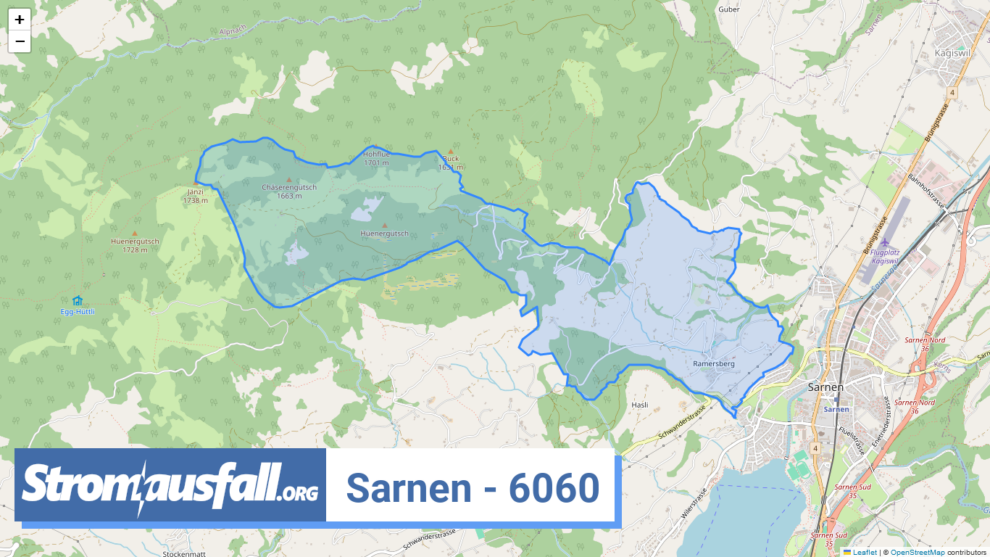 stromausfall ch ortschaft sarnen 6060