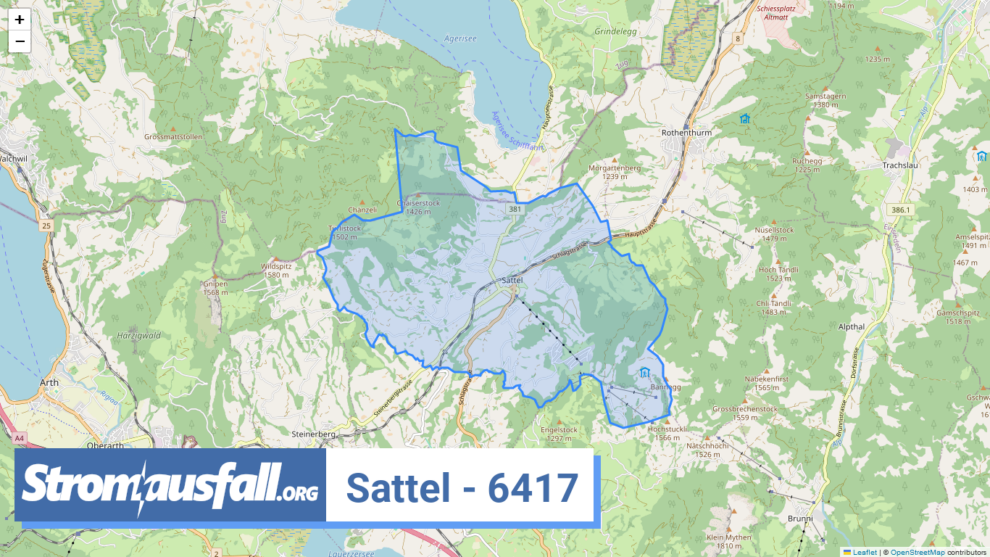 stromausfall ch ortschaft sattel 6417