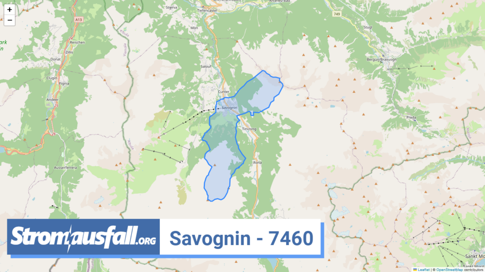 stromausfall ch ortschaft savognin 7460