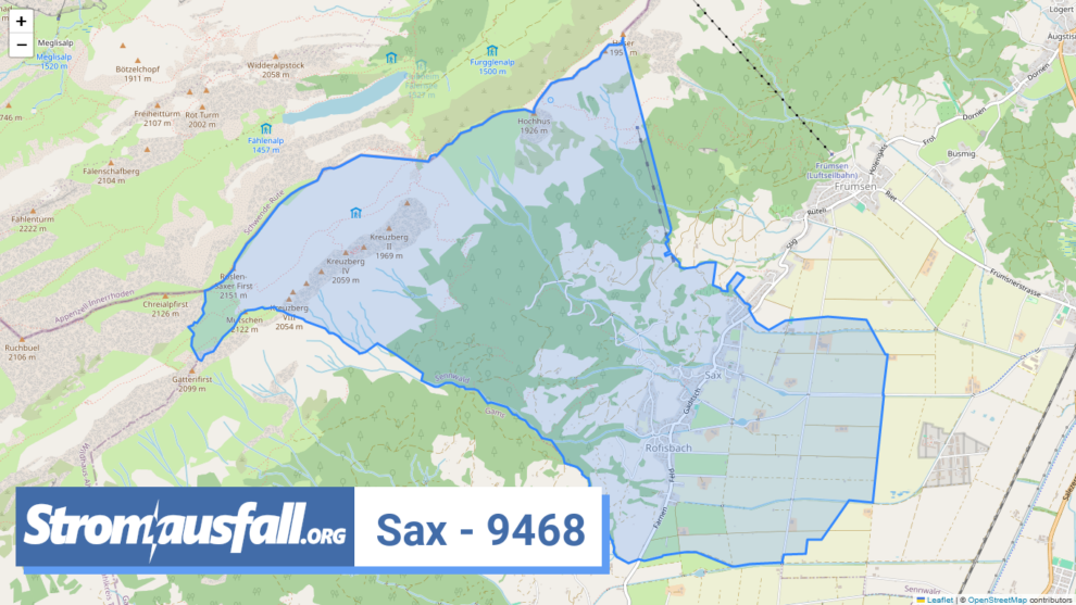 stromausfall ch ortschaft sax 9468