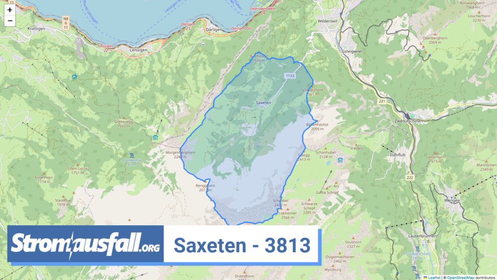 stromausfall ch ortschaft saxeten 3813