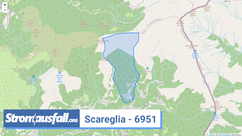 stromausfall ch ortschaft scareglia 6951