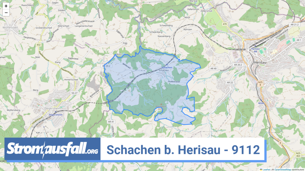 stromausfall ch ortschaft schachen b. herisau 9112