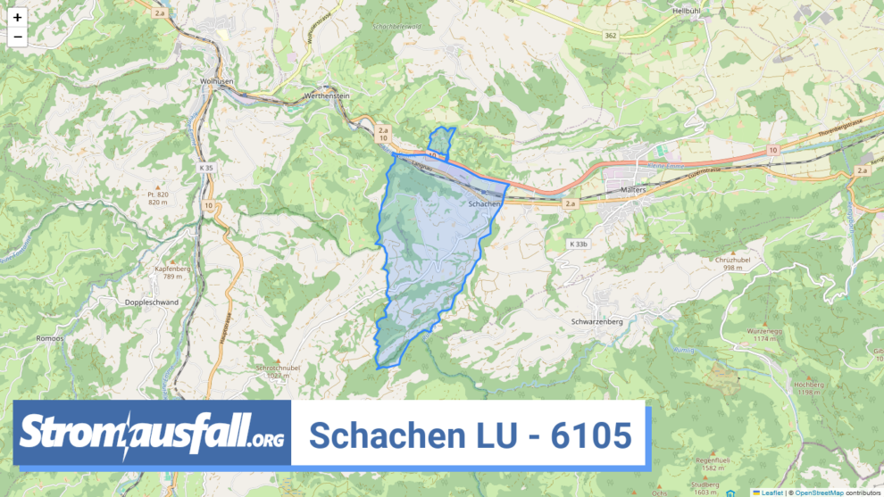 stromausfall ch ortschaft schachen lu 6105