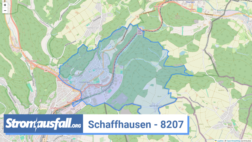 stromausfall ch ortschaft schaffhausen 8207