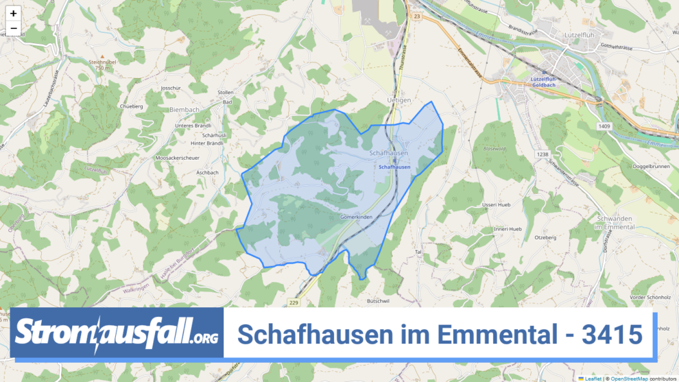 stromausfall ch ortschaft schafhausen im emmental 3415