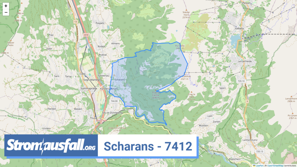 stromausfall ch ortschaft scharans 7412