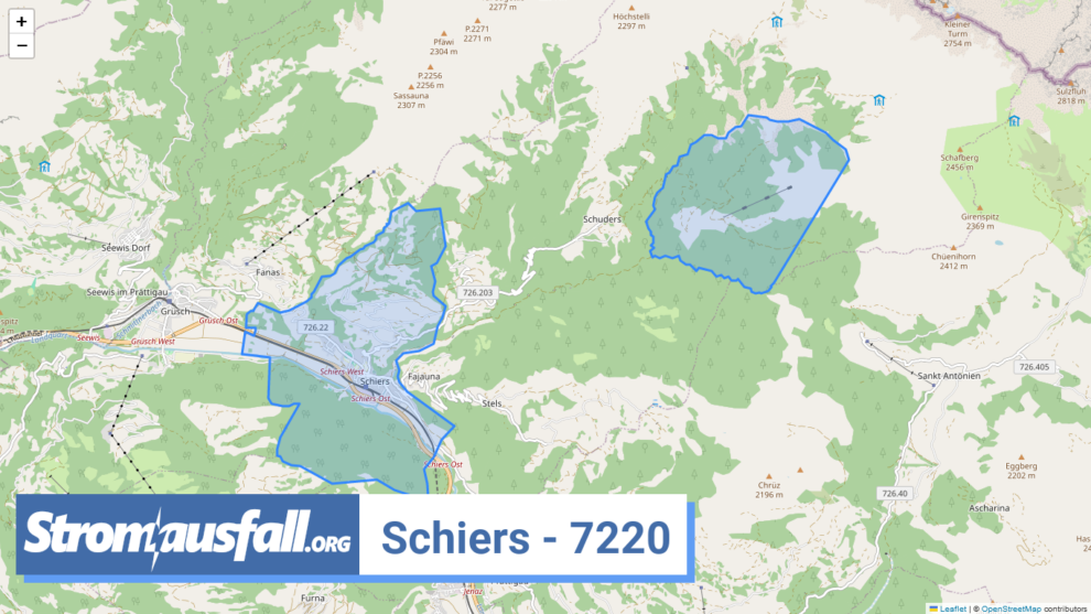 stromausfall ch ortschaft schiers 7220