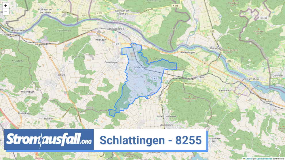 stromausfall ch ortschaft schlattingen 8255