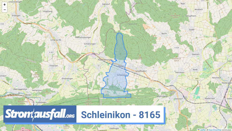 stromausfall ch ortschaft schleinikon 8165