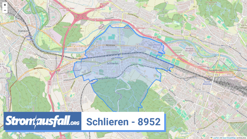 stromausfall ch ortschaft schlieren 8952