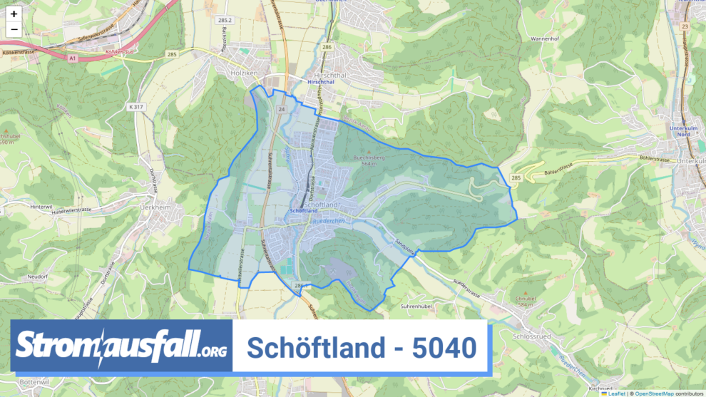 stromausfall ch ortschaft schoeftland 5040