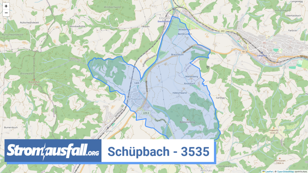 stromausfall ch ortschaft schuepbach 3535