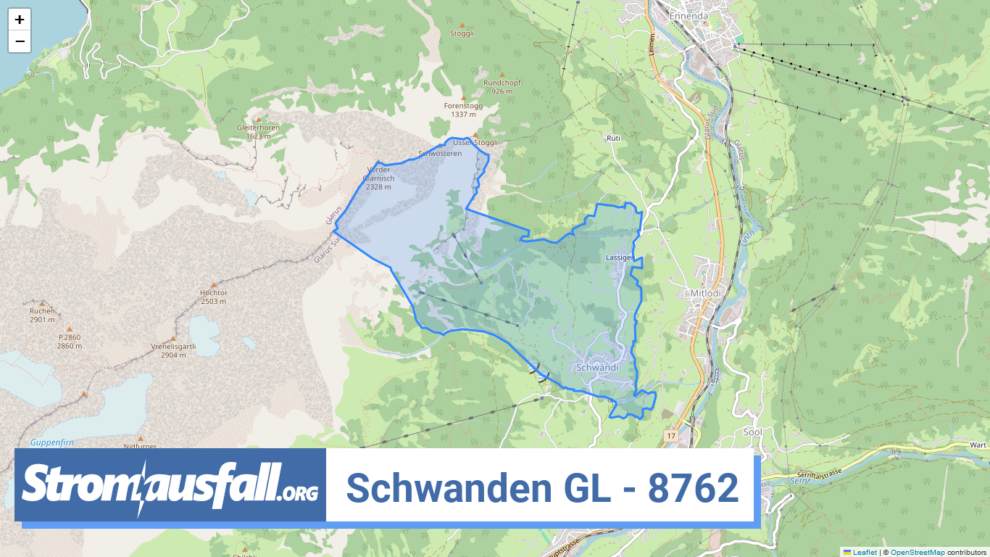 stromausfall ch ortschaft schwanden gl 8762