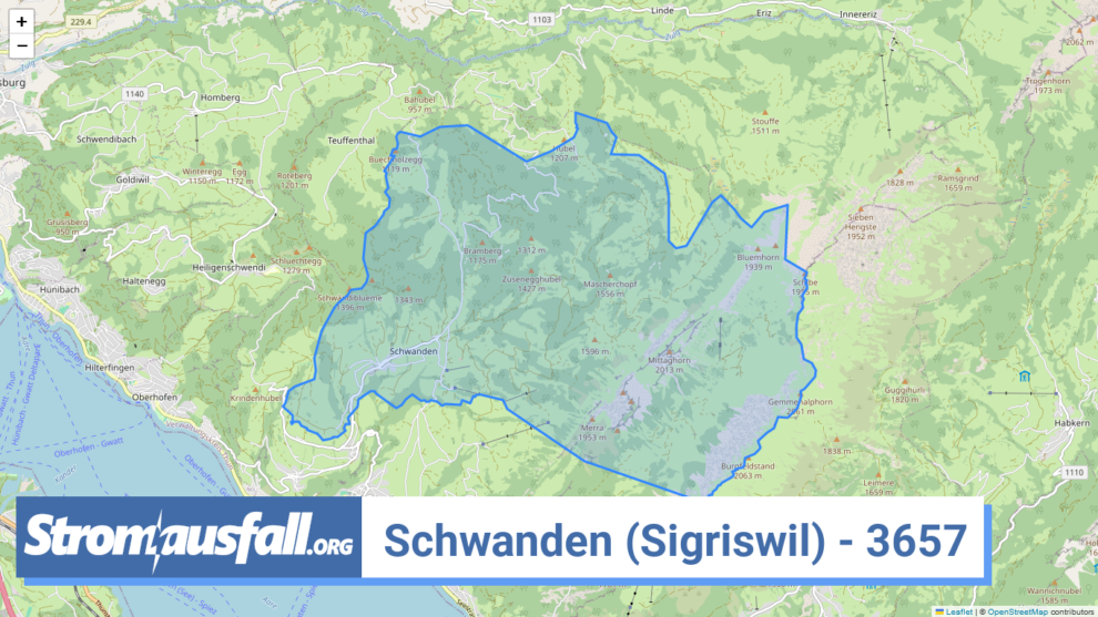 stromausfall ch ortschaft schwanden sigriswil 3657