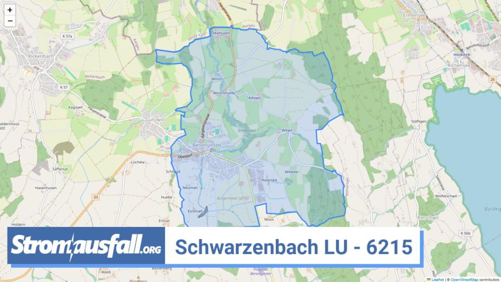 stromausfall ch ortschaft schwarzenbach lu 6215