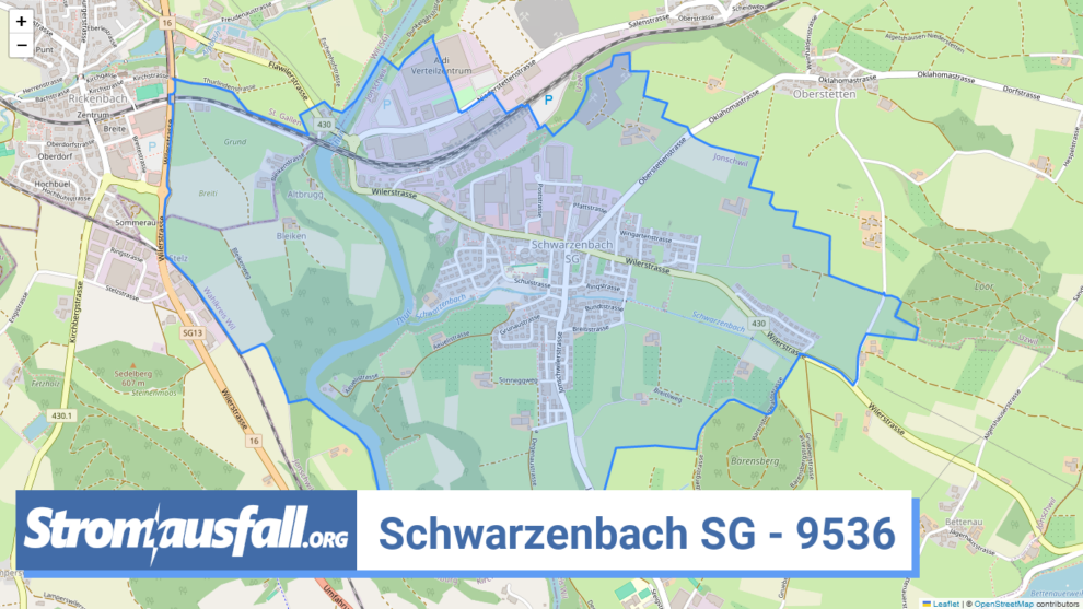 stromausfall ch ortschaft schwarzenbach sg 9536