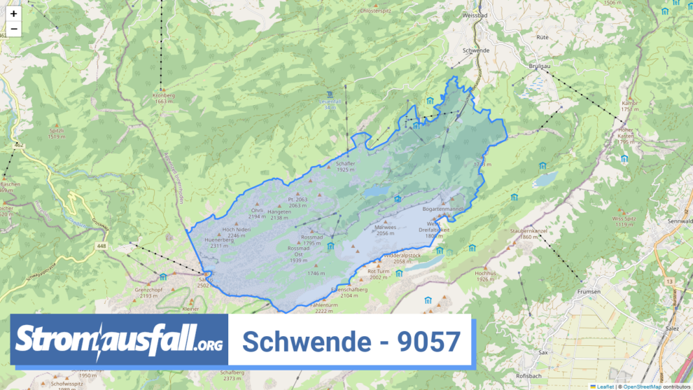 stromausfall ch ortschaft schwende 9057