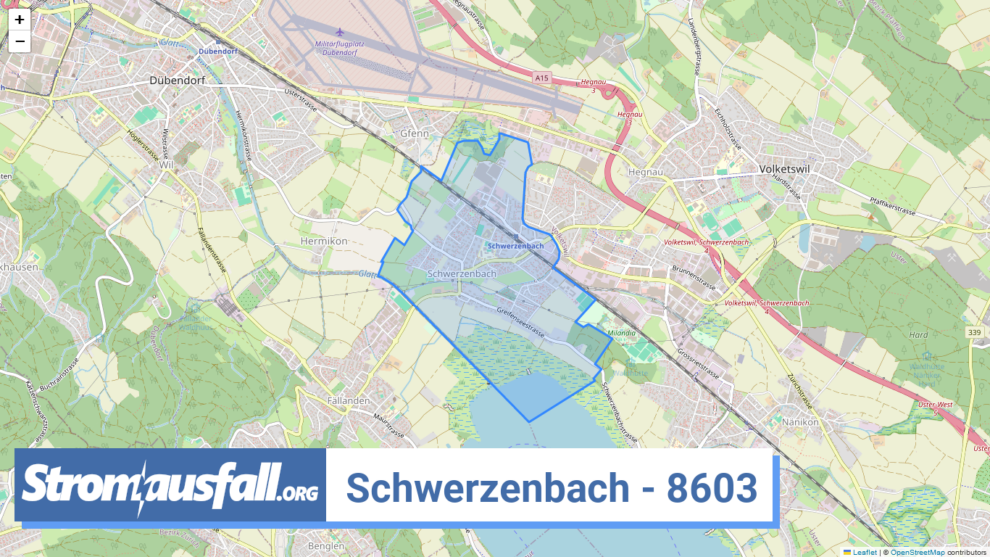 stromausfall ch ortschaft schwerzenbach 8603