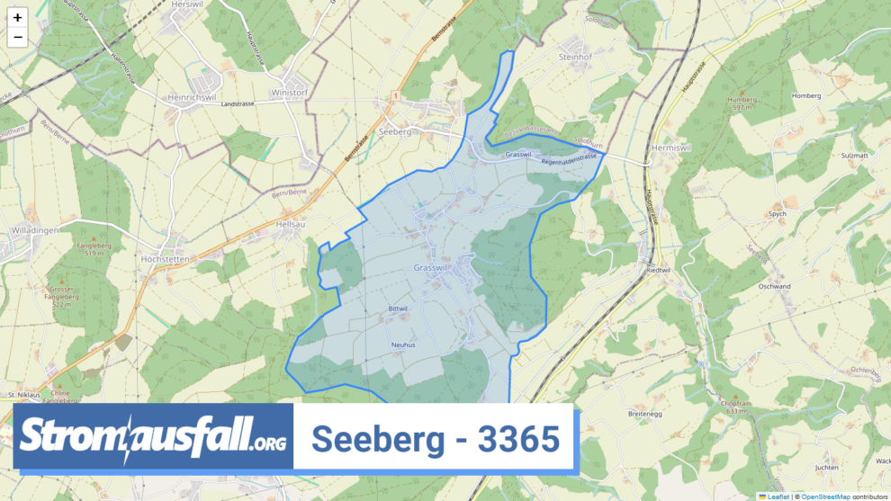 stromausfall ch ortschaft seeberg 3365